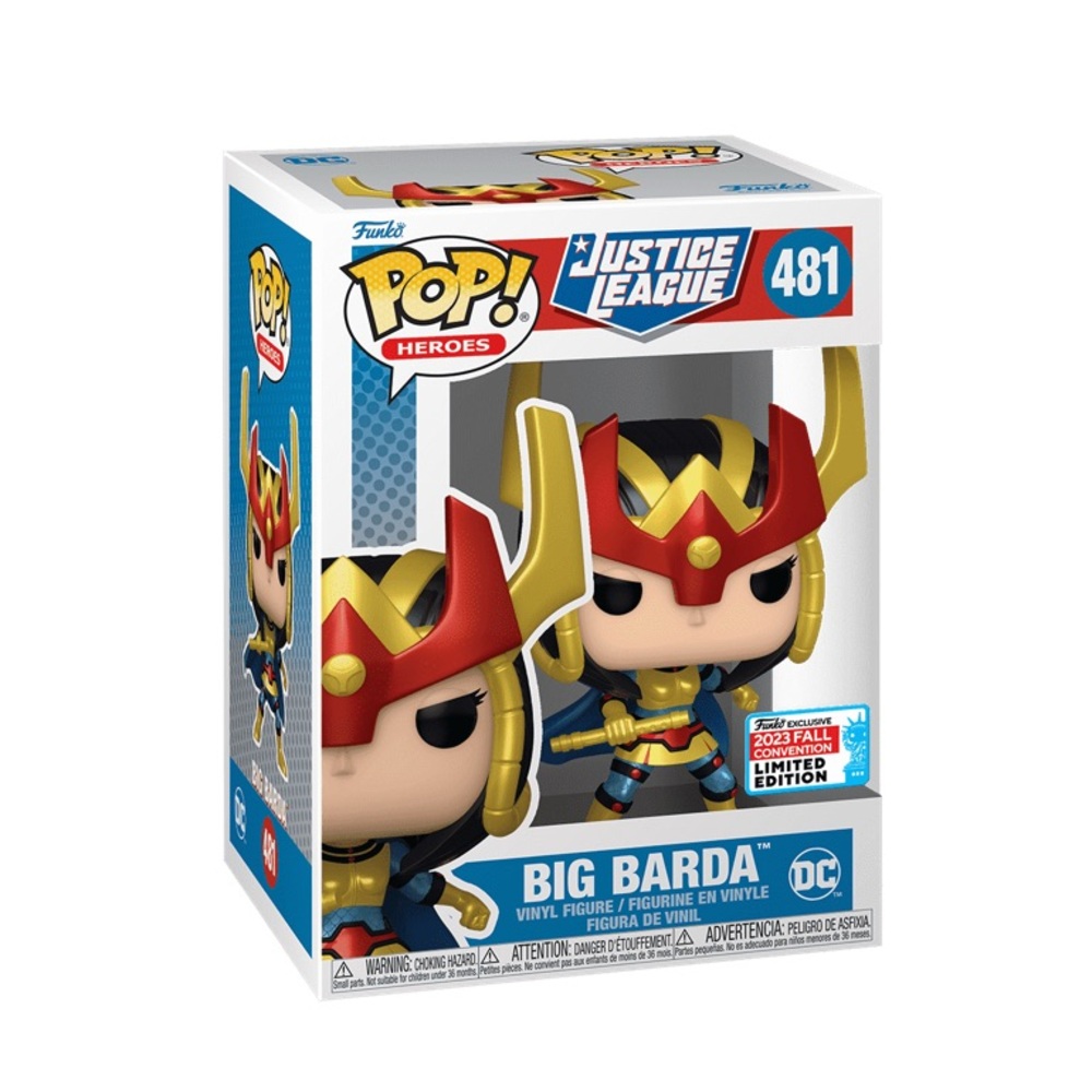 NIB Funko Pop Limited Edition Big Barda Vinyl Figure DC Comics Justice League